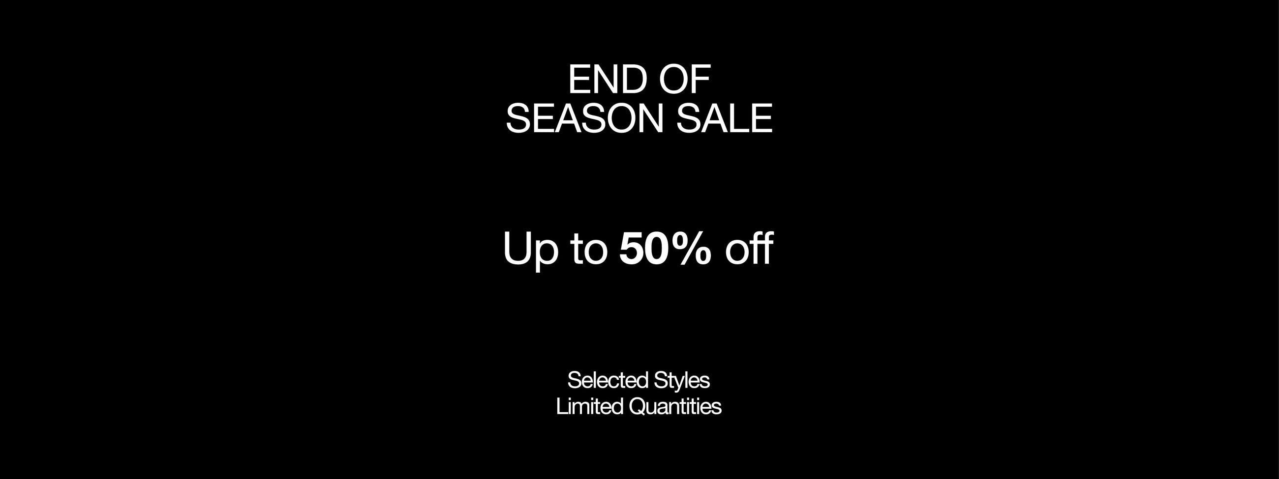 26SS End of Season Sale